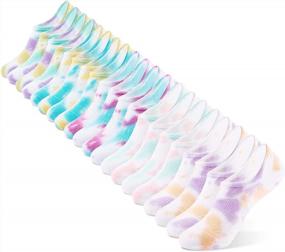 img 4 attached to 10-Pack Women'S Anti-Slip Low Cut Socks - IDEGG No Show Athletic Liners