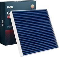 🌬️ kax cabin air filter, gcf014 (cf11182) - high-performance cabin filter replacement for honda civic, crv, acura rdx, and more. enhanced activated carbon for improved air filtration and adsorption logo