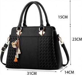 img 2 attached to Charmore Women'S Fashionable Handbags - Elegant And Versatile Shoulder Bags, Satchels, And Tote Bags For Every Occasion