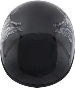 img 1 attached to Outlaw Helmets Half Helmet Women Motorcycle & Powersports best on Protective Gear
