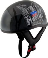 outlaw helmets half helmet women motorcycle & powersports best on protective gear logo