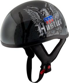 img 4 attached to Outlaw Helmets Half Helmet Women Motorcycle & Powersports best on Protective Gear