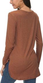 img 1 attached to Stay Cozy And Chic With Herou Women'S Loose Tunic Sweater Tops This Fall