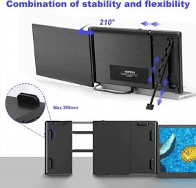 img 2 attached to 📺 KEFEYA 13.3" Portable Monitor for Laptops and Notebooks - Full HD 1920X1080P, 60Hz, Anti Glare Screen