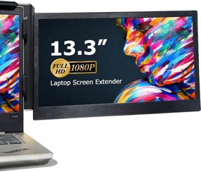 img 4 attached to 📺 KEFEYA 13.3" Portable Monitor for Laptops and Notebooks - Full HD 1920X1080P, 60Hz, Anti Glare Screen