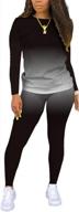 lounge-wear jogging set: hoodie and sweatpants for women - trendy 2 piece outfit for casual style логотип