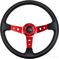 motafar universal steering leather motorsport replacement parts best: steering system logo
