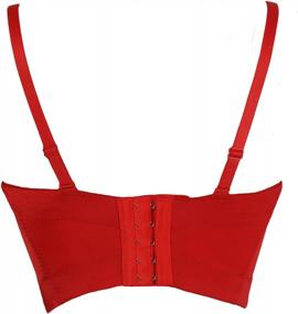 img 2 attached to Moda Women'S Smooth Push Up Bustier Crop Top Bra For Club And Party Events