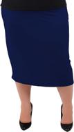 women's stretch comfort skirt - comfortable women's clothing - skirts logo