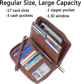 img 1 attached to SimpacX Chelmon Genuine Passport Blocking Women's Handbags & Wallets at Wallets