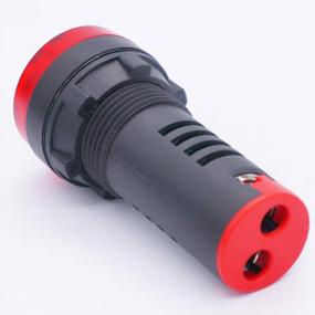 img 2 attached to TWTADE Красный светодиодный индикатор вспышки с зуммером - высококачественная панельная лампа для переменного / постоянного тока 24 В (3 года гарантии)