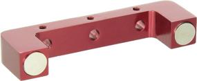 img 2 attached to 🔧 ProForm Magnetic Deck Bridge: Adjustable up to 4-1/2 inch Bores, Lightweight Aluminum, Vibrant Red Anodized Finish - Each