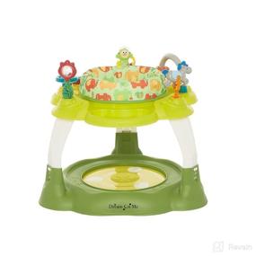 img 3 attached to Dream On Me Extravaganza 3-in-1 🌿 Activity Center Bouncer Play Table - Green