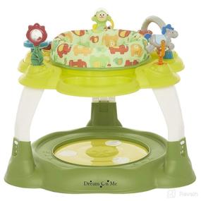 img 4 attached to Dream On Me Extravaganza 3-in-1 🌿 Activity Center Bouncer Play Table - Green