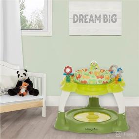 img 2 attached to Dream On Me Extravaganza 3-in-1 🌿 Activity Center Bouncer Play Table - Green