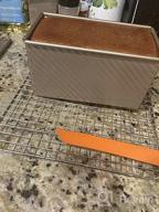 img 1 attached to Perfectly Baked Loaves With Our Non-Stick Gold Aluminum Bread Toast Mold - Deep Loaf Pan With Corrugated Design (8.26X4.7X4.3INCH) review by Robert Fulce