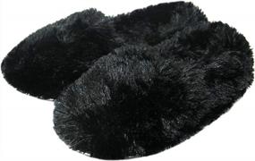img 3 attached to Cozy Up This Winter With Onmygogo Fuzzy Indoor Slippers For Women