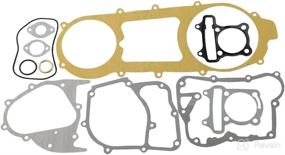 img 2 attached to 🛵 Enhance Performance & Reliability with GOOFIT Complete Cylinder Intake Gasket Set for GY6 150cc Taotao Yerfdog ATV Scooter Go Kart