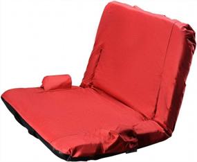 img 2 attached to Comfortable And Portable PRINIC Stadium Seat With Reclining Back And Armrests For Outdoor Events And Bleachers
