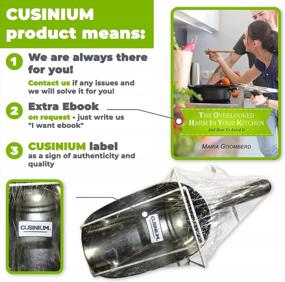 img 1 attached to 58 Oz Aluminum Ice Scoop With Holder - CUSINIUM Brand