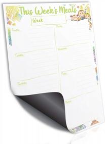 img 4 attached to Large Magnetic Dry Erase To-Do List For Fridge By PlanOvation - Daily Home Office Planner And Meal Planner For Lime Kids - Whiteboard Magnetic Task Organizer