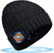 stay connected in style: black greenever bluetooth beanie hat for men and women - ideal christmas stocking stuffer gift logo