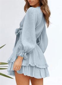 img 3 attached to 👗 Stylish AlvaQ Womens Spring Sleeve Sundress - Perfect Women's Clothing Choice for Dresses