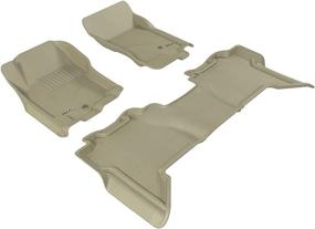 img 4 attached to Напольный коврик 3D MAXpider Custom Fit Kagu (TAN) для Nissan Xterra 2005–2015 гг. — 1-й ряд 2-й ряд