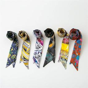 img 1 attached to Urtronix Fashion Handbag Neckercheif Hairband Women's Accessories ~ Scarves & Wraps