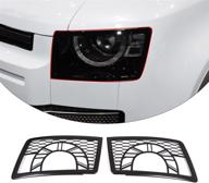 headlight textured compatible honeycomb accessories logo