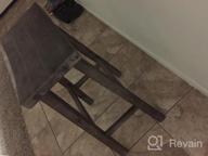 img 1 attached to Boraam 24-Inch Sonoma Bar Stool, Storm Grey Wire-Brush Finish review by Jason Rosekrans