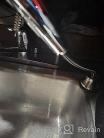 img 6 attached to Замена опрыскивателя для кухонной раковины Houtingmaan - боковая распылительная головка со шлангом и держателем, отделка из матового никеля