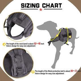 img 2 attached to 🐶 Himal Outdoors Large Dog Backpack: Dog Pack Hound Bag for Travel, Camping, Hiking - Saddle Bag Rucksack with Adjustable Strap and Convenient Side Pockets