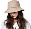 bucket hats for women sun beach hat teens girls wide brim summer fisherman's caps upf 50+ 1 logo