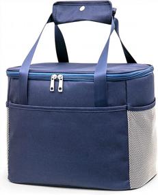 img 4 attached to Stay Cool And Organized Anywhere With Our Leakproof Reusable Cooler Lunch Bag