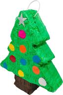 get festive with a classic christmas pine tree pinata: perfect for ugly sweater themed parties and holiday decor logo