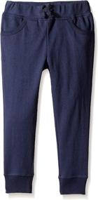 img 1 attached to 👖 Fashionable French Toast Girls Terry Jogger - Versatile Pants & Capris for Girls