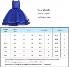 img 3 attached to Stunning Ruffled Flower Girl Dress With Sequin Embroidery - Perfect For Weddings And Parties