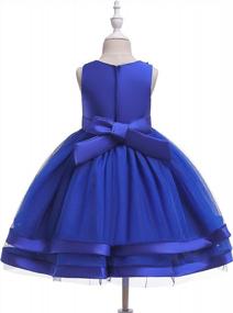img 2 attached to Stunning Ruffled Flower Girl Dress With Sequin Embroidery - Perfect For Weddings And Parties