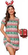 women's nightgown: eishopeer short sleeve sleep shirt with cute prints - soft pajamas dress for comfort & style logo