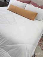 img 1 attached to TEKAMON Luxury All-Season Queen Comforter - Soft, Reversible, And Machine Washable For Year-Round Comfort review by Enoch Sahay