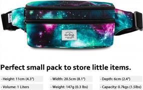 img 2 attached to HotStyle 521S Small Fanny Pack Waist Bag For Women, 8.0"X2.5"X4.3