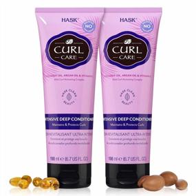 img 4 attached to HASK CURL CARE Intensive Deep Conditioner Treatements For Curly Hair- Vegan Formula, Cruelty Free, Color Safe, Gluten-Free, Sulfate-Free, Paraben-Free - Pack Of 2