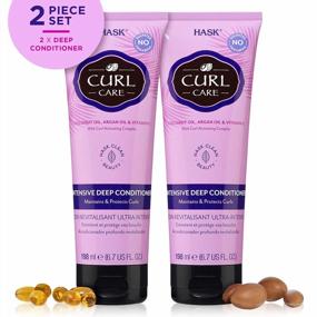 img 3 attached to HASK CURL CARE Intensive Deep Conditioner Treatements For Curly Hair- Vegan Formula, Cruelty Free, Color Safe, Gluten-Free, Sulfate-Free, Paraben-Free - Pack Of 2