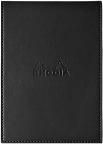 img 2 attached to Professional Rhodia Notepad In A6 Size With Black Cover And Squared Pages