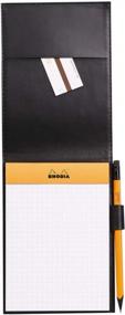 img 1 attached to Professional Rhodia Notepad In A6 Size With Black Cover And Squared Pages