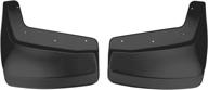 🚜 husky liners mud guards for dodge ram 3500 mega cab - dually rear mud guards in black (57121) логотип