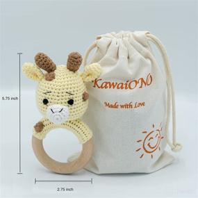 img 1 attached to KawaiOnO Handmade Crochet Amigurumi Teething