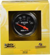 🌡️ enhanced performance auto meter 2532 classic chrome electric water temperature gauge logo