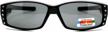 sa106 womens rhinestone rectangular polarized fit over glasses sunglasses logo